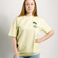 Gelbes T-Shirt mit "Frankfurt am Meer" Print