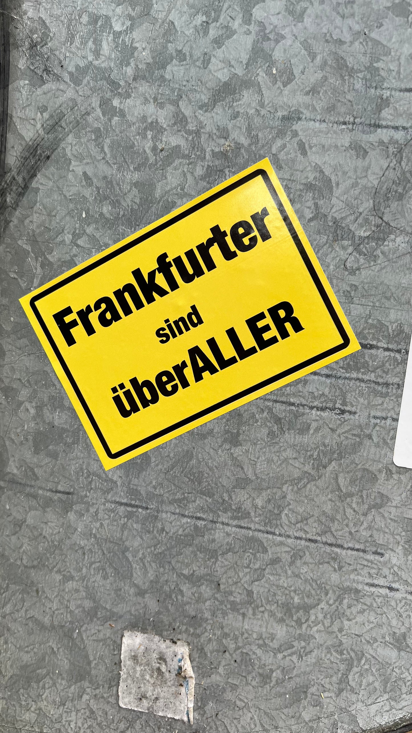 Stickerset - Frankfurter sind überALLER