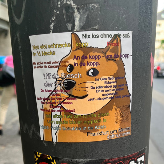 Stickerset - Hessisch Doge - Frankfurt am Meme